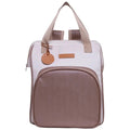 Mochila Maternidade Grande com Bolso Térmico Petit Caramelo