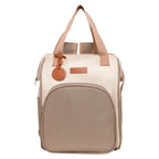 Mochila Maternidade Grande com Bolso Térmico Petit Cinza