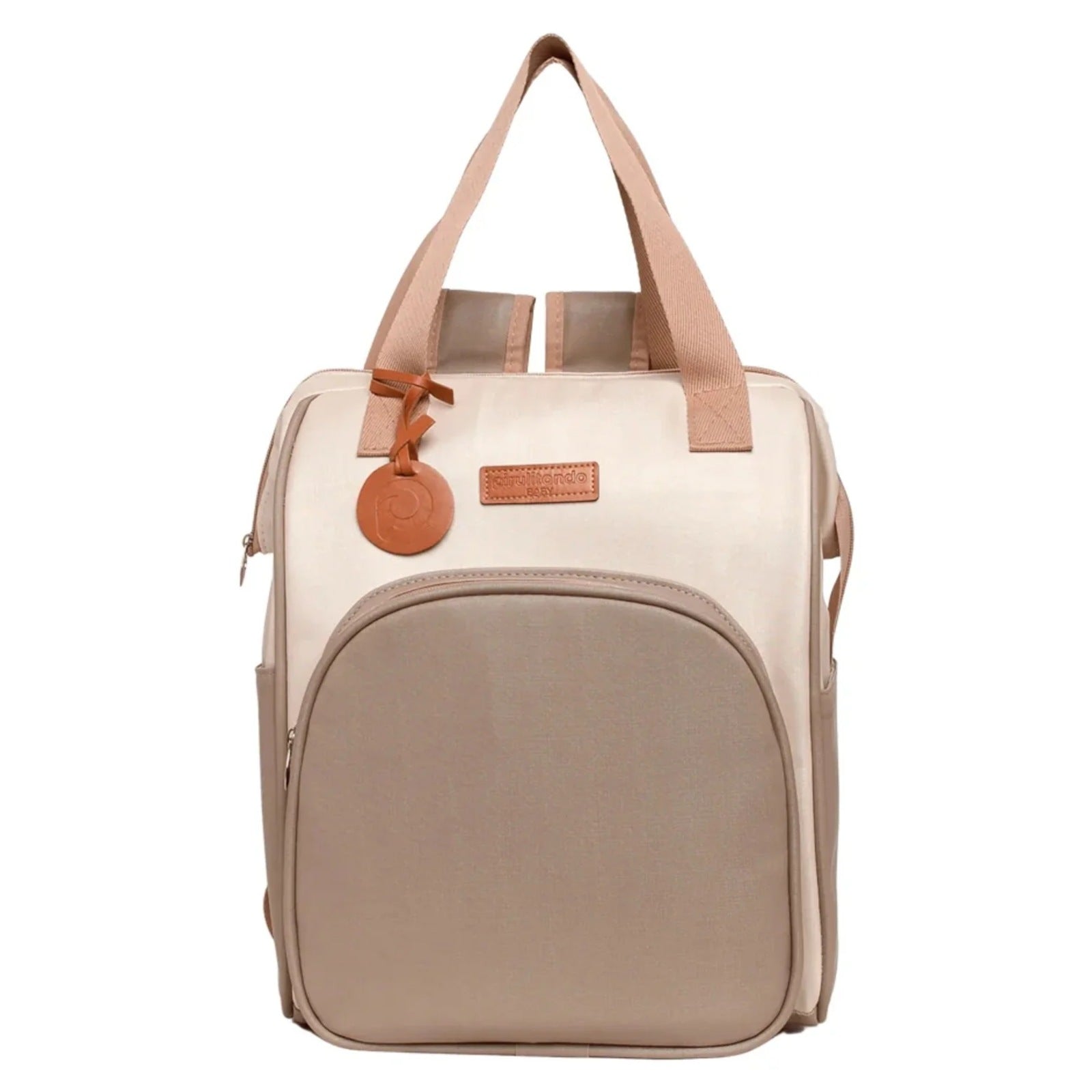 Mochila Maternidade Grande com Bolso Térmico Petit Cinza