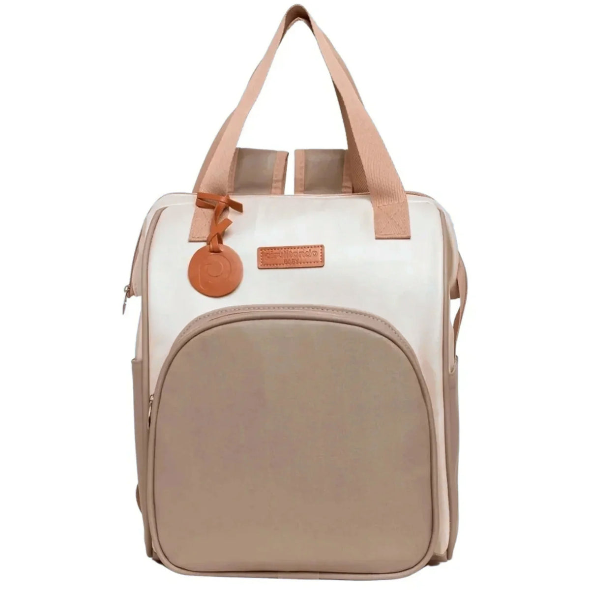 Mochila Maternidade Grande com Bolso Térmico Petit Cinza