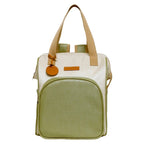 Mochila Maternidade Grande com Bolso Térmico Petit Verde