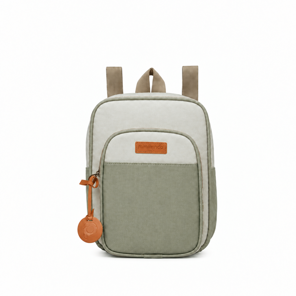 Mochila Maternidade 2x1 Térmica Petit Verde - frente