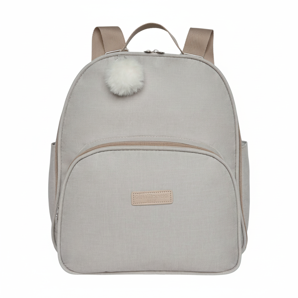 Mochila de Passeio Aconchego Marfim - ajustada