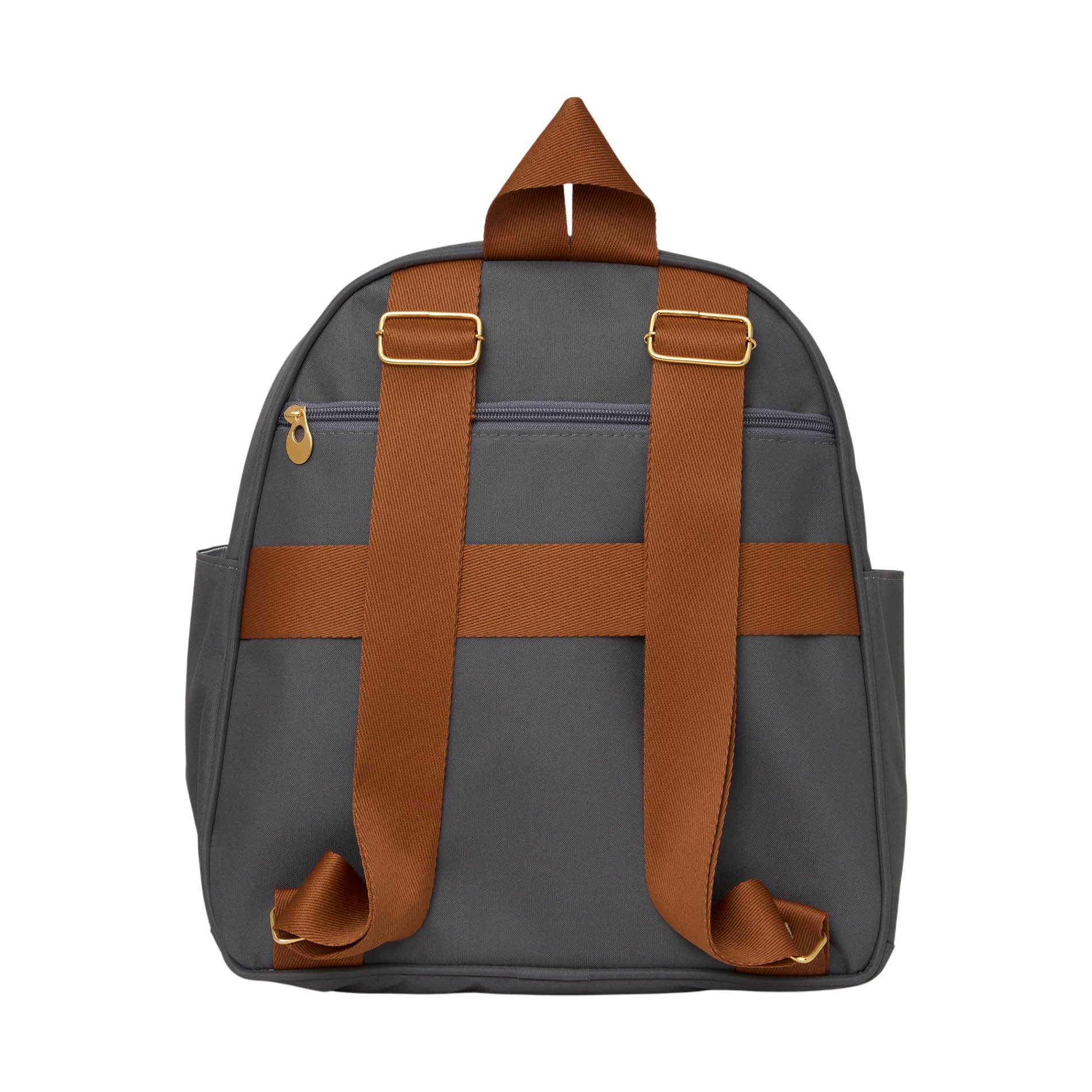 Mochila Média com Bolso Térmico Família Cinza Grafite