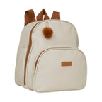 Mochila Média com Bolso Térmico Amor de Mãe Off White