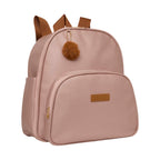 Mochila Média com Bolso Térmico Amor de Mãe Rosê
