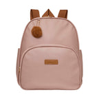 Mochila Média com Bolso Térmico Amor de Mãe Rosê