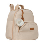 Mochila Média com Bolso Térmico Sentimento Marfim