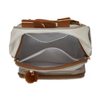 Mochila Média com Bolso Térmico Ternura Off C/ Cinza