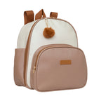 Mochila Média com Bolso Térmico Ternura Off C/ Marrom