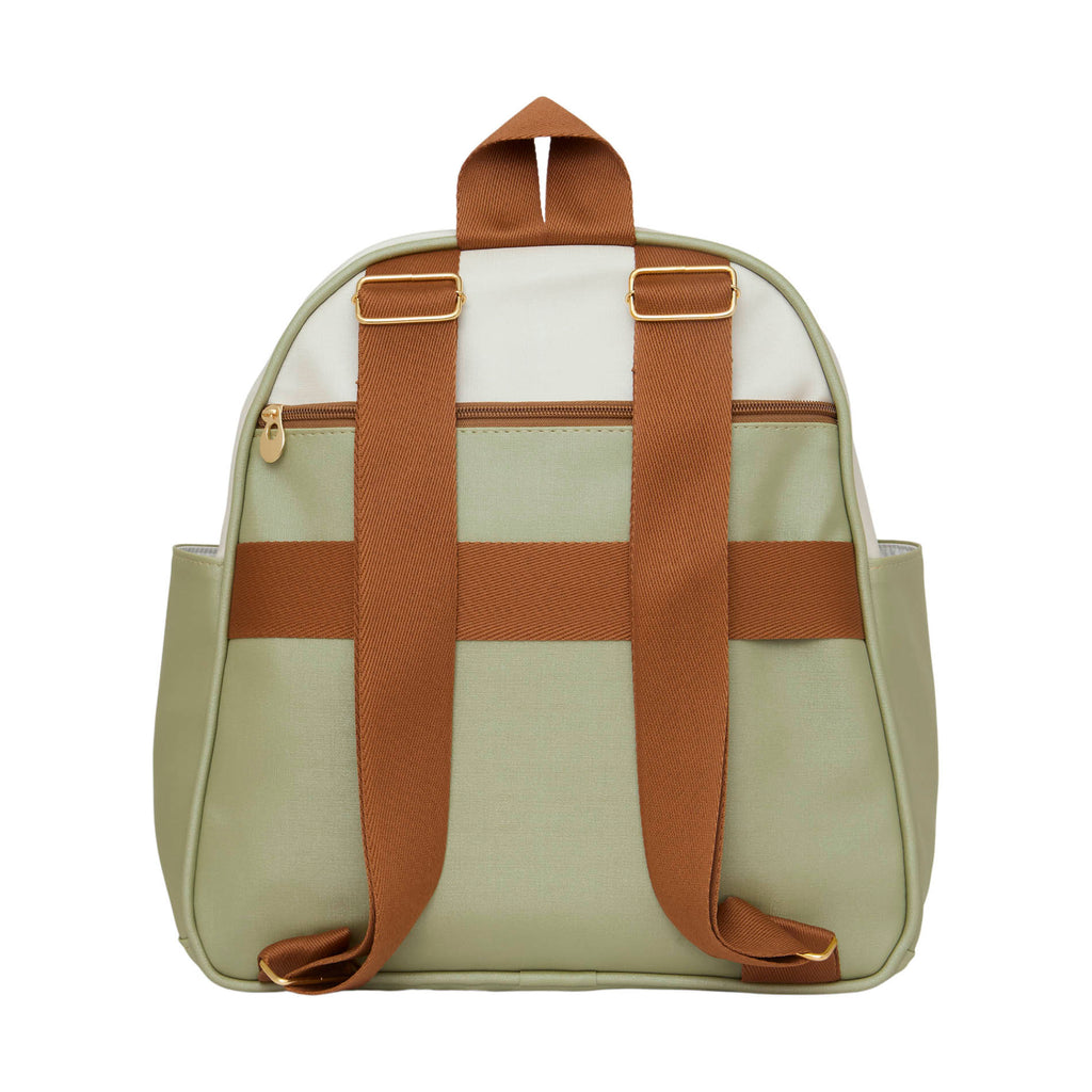 Mochila Média com Bolso Térmico Ternura Off C/ Verde