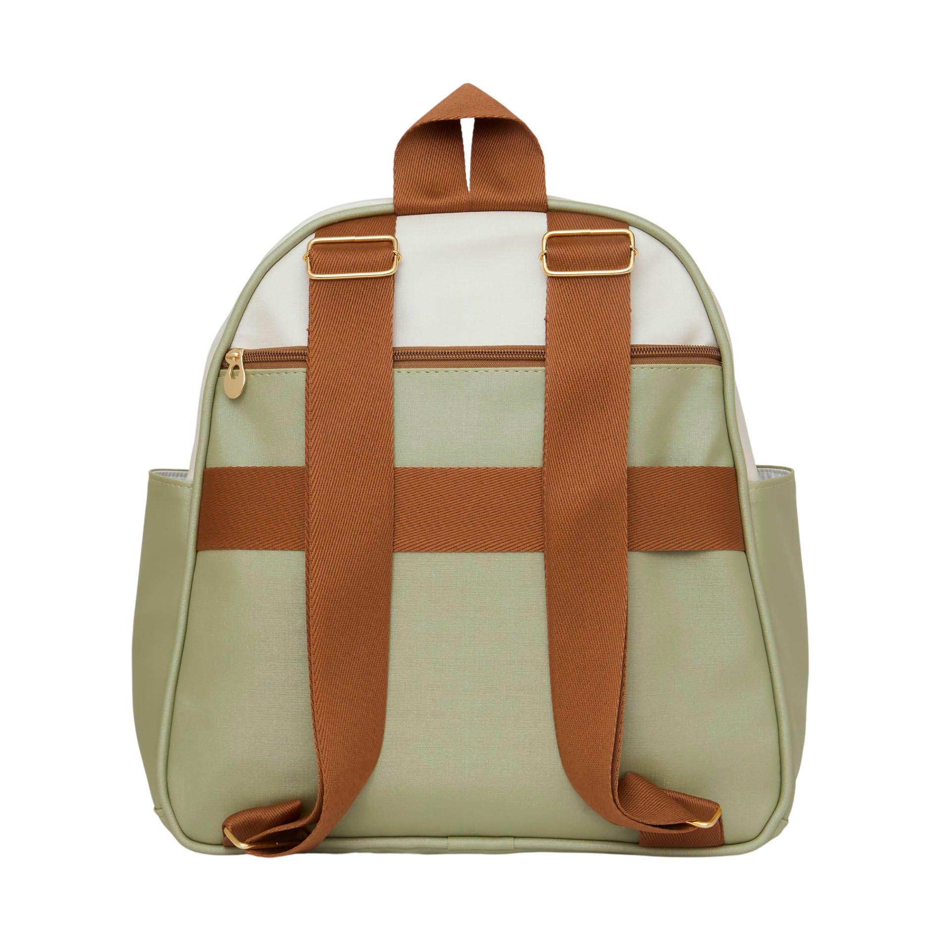 Mochila Média com Bolso Térmico Ternura Off C/ Verde