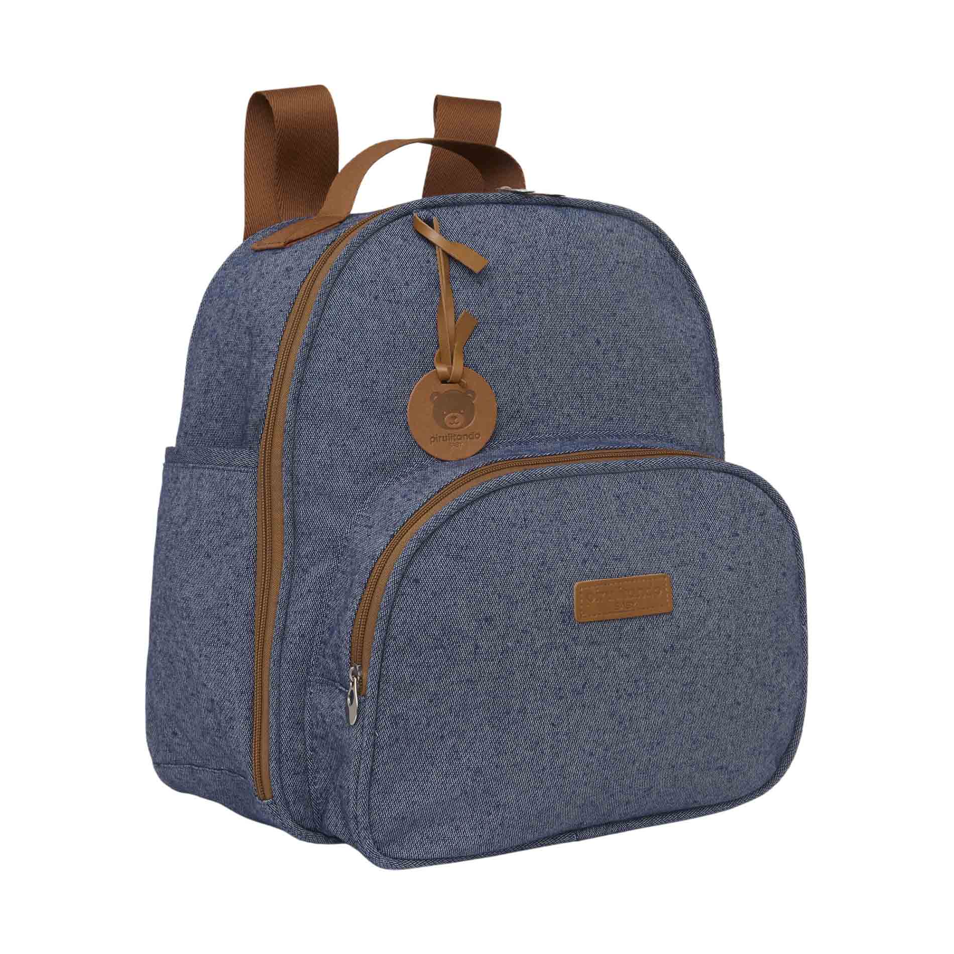 Mochila Média com Bolso Térmico Sentimento Marinho