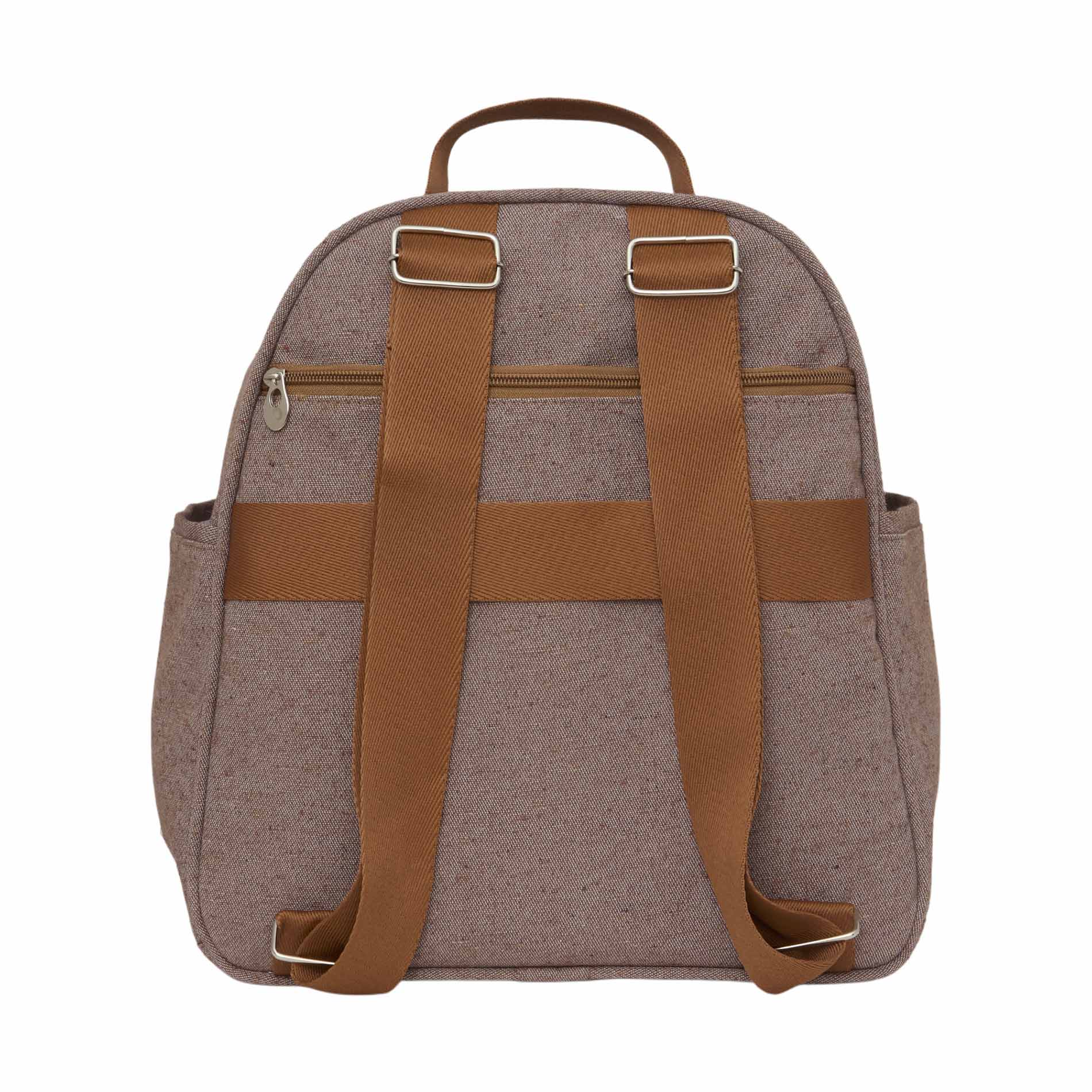 Mochila Média com Bolso Térmico Sentimento Marrom