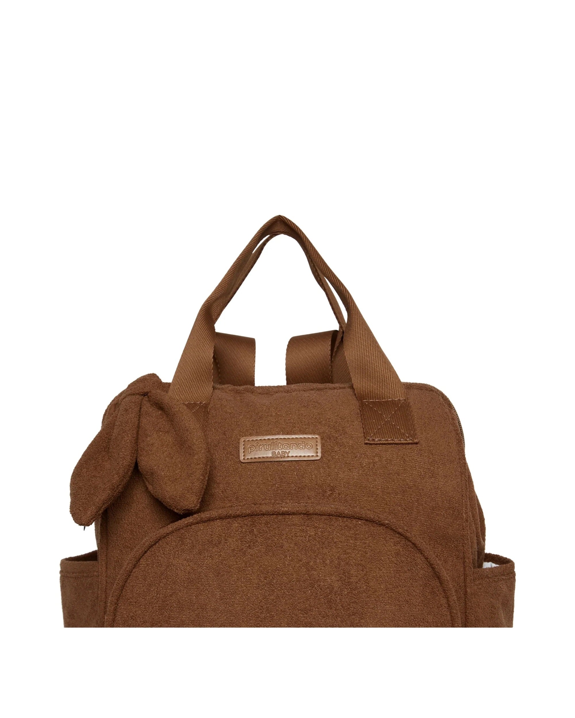 Mochila Maternidade Grande com Bolso Térmico Dengo Marrom