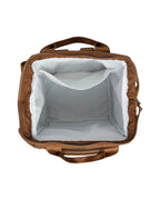 Mochila Maternidade Grande com Bolso Térmico Dengo Marrom