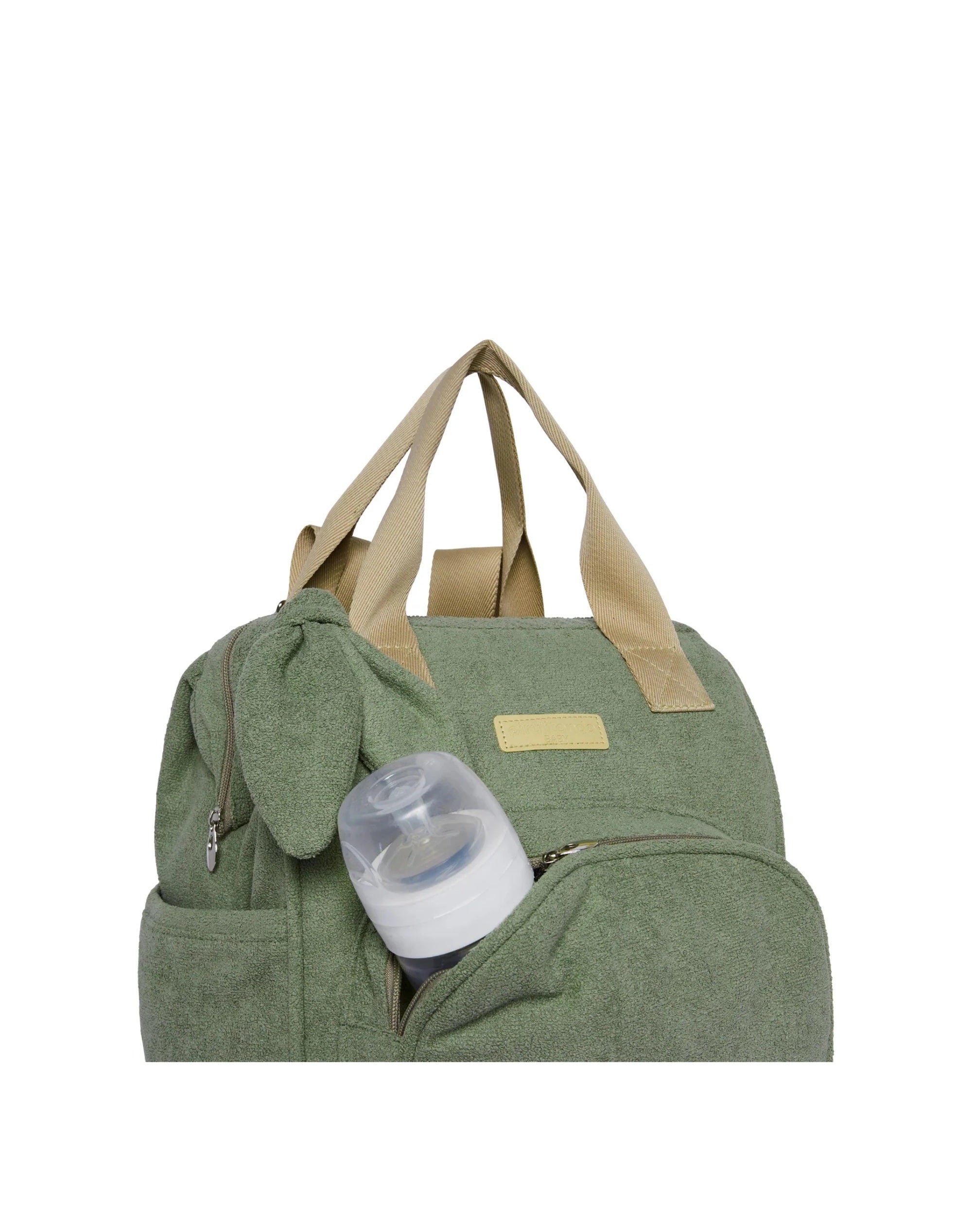 Mochila Maternidade Grande com Bolso Térmico Dengo Verde