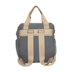 Mochila Maternidade Grande com Bolso Térmico Ninar Cinza