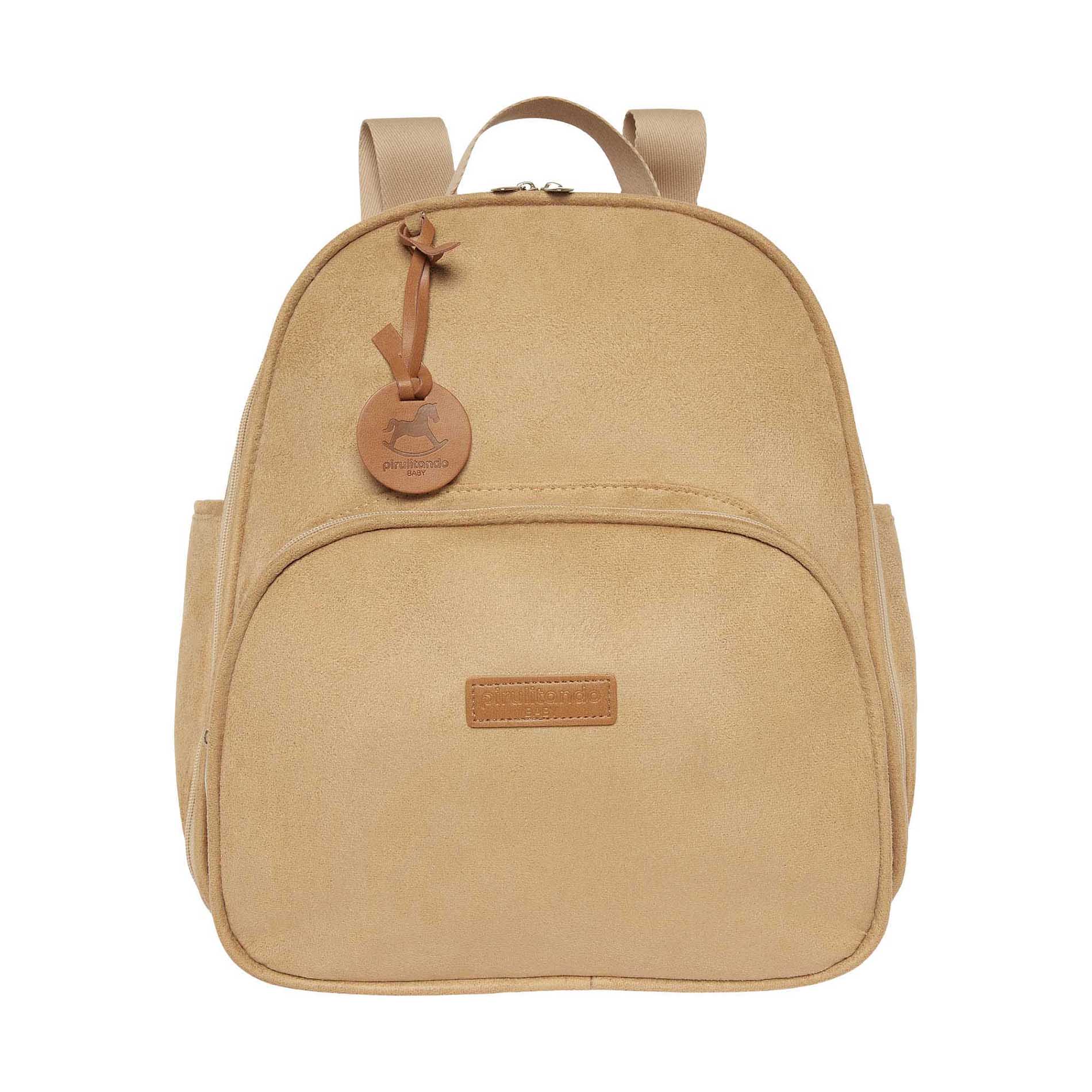 Mochila Média com Bolso Térmico Carrossel - Marfim
