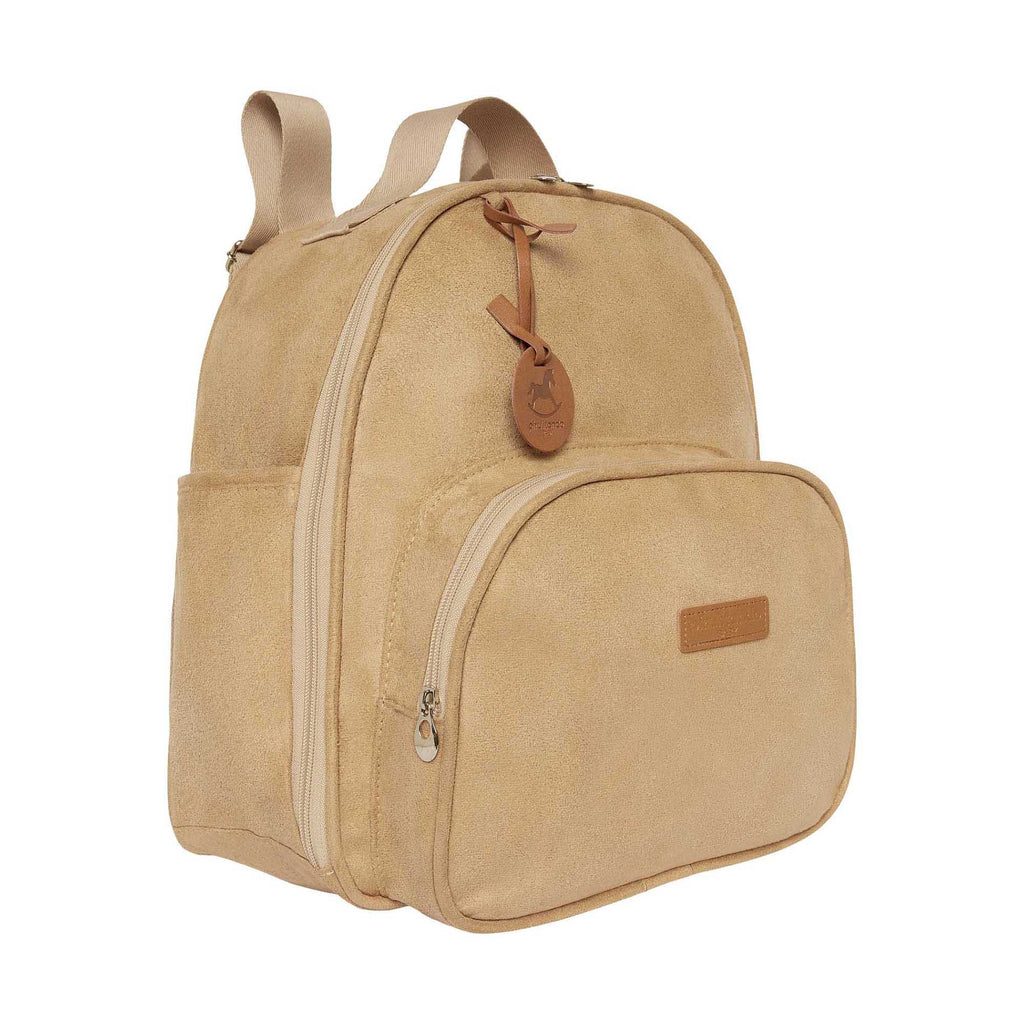 Mochila Média com Bolso Térmico Carrossel - Marfim