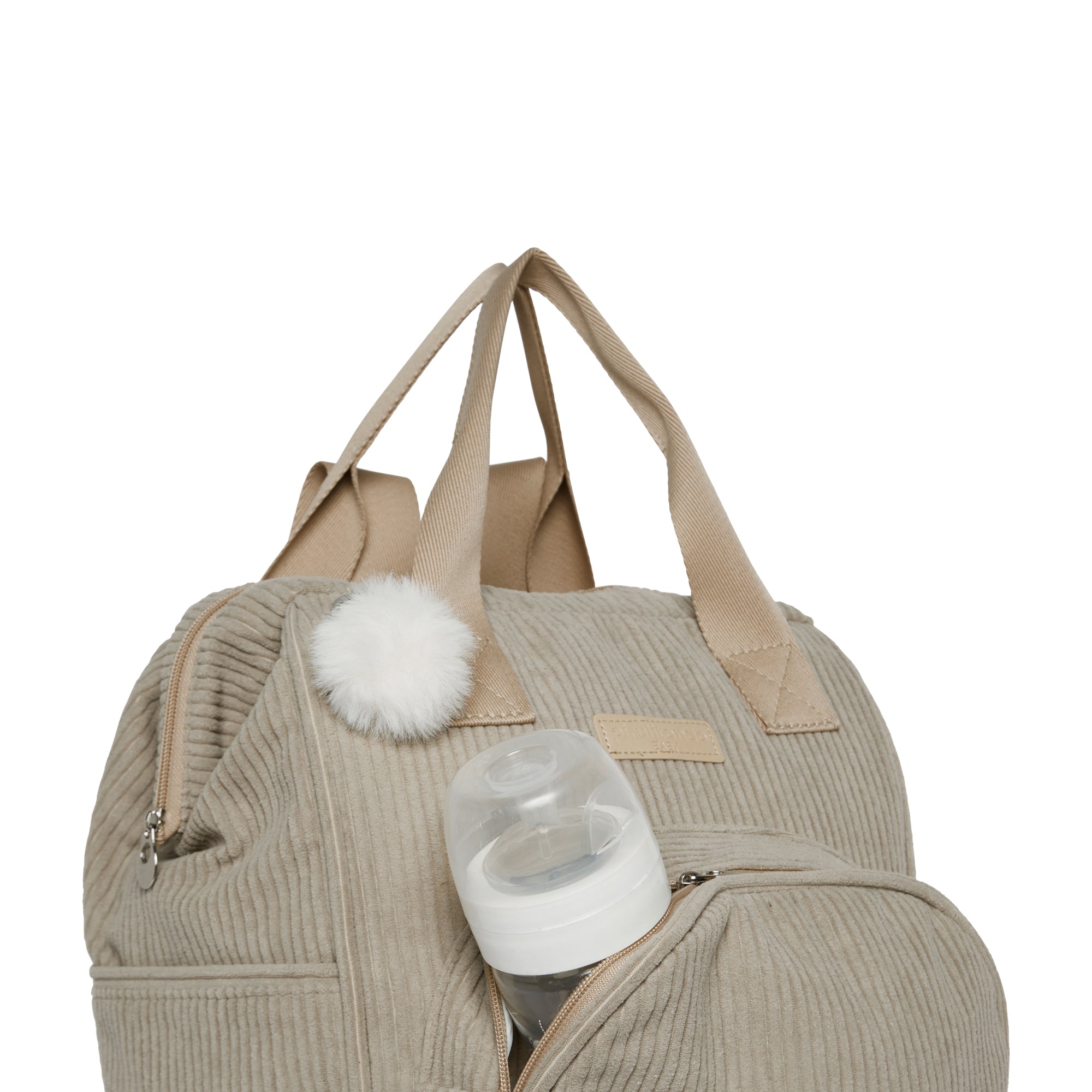 Mochila Maternidade Grande com Bolso Térmico Ninar Nude