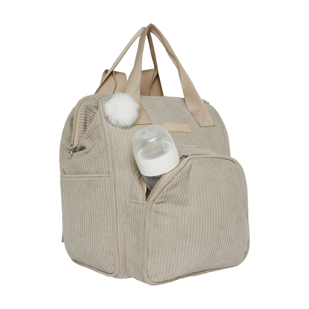 Mochila Maternidade Grande com Bolso Térmico Ninar Nude