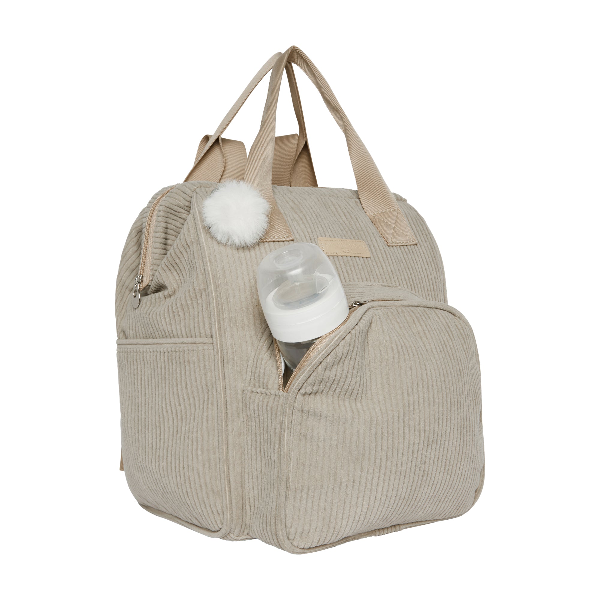 Mochila Maternidade Grande com Bolso Térmico Ninar Nude