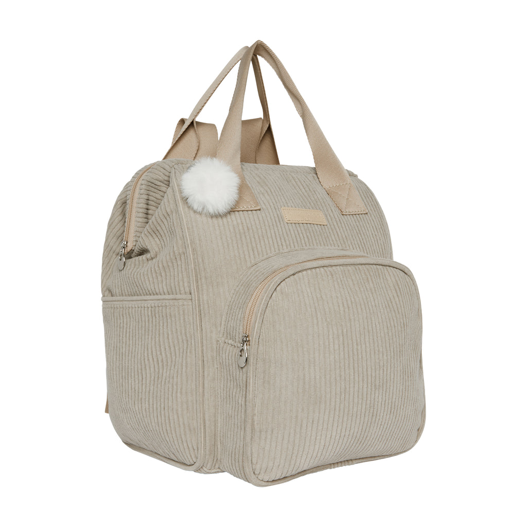 Mochila Maternidade Grande com Bolso Térmico Ninar Nude