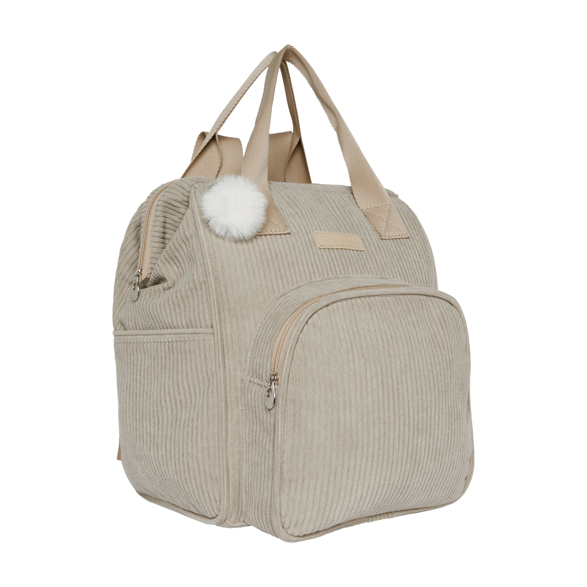 Mochila Maternidade Grande com Bolso Térmico Ninar Nude