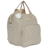 Mochila Maternidade Grande com Bolso Térmico Ninar Nude - foto principal | Pirulitando Baby