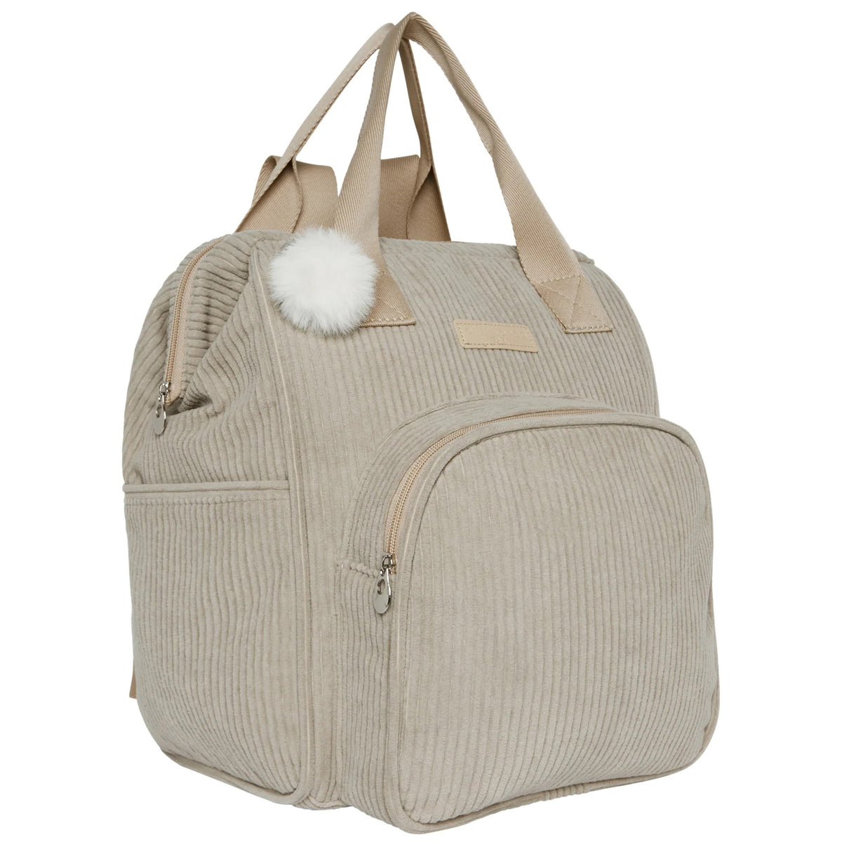 Mochila Maternidade Grande com Bolso Térmico Ninar Nude - foto principal | Pirulitando Baby