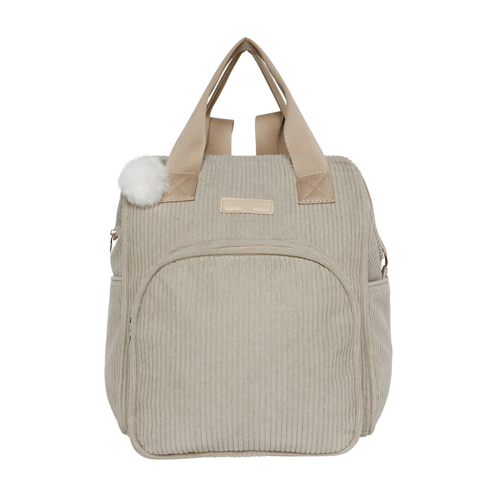 Mochila Maternidade Grande com Bolso Térmico Ninar Nude