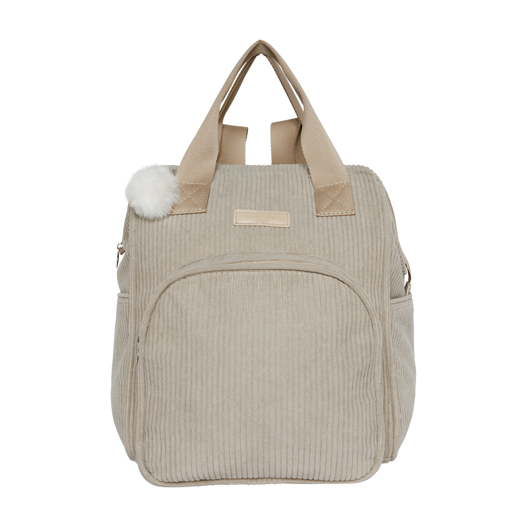 Mochila Maternidade Grande com Bolso Térmico Ninar Nude