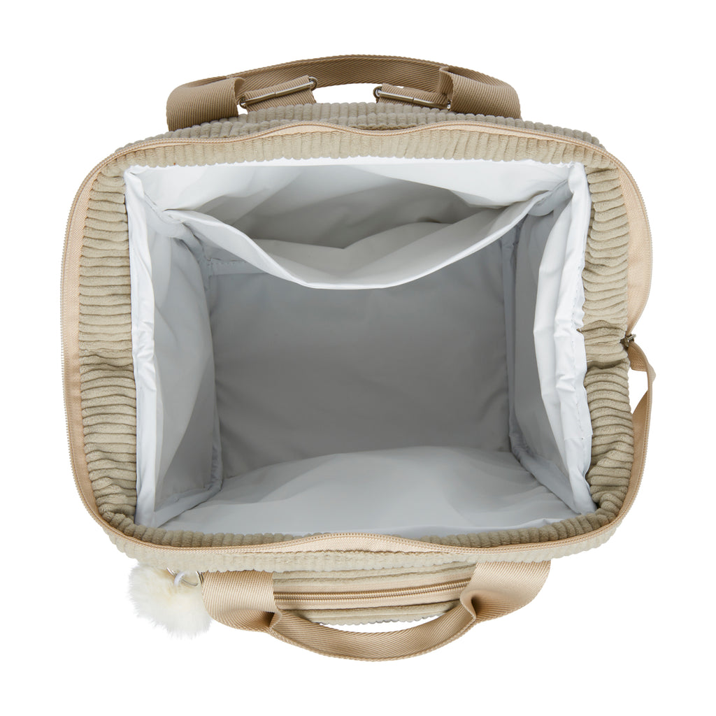 Mochila Maternidade Grande com Bolso Térmico Ninar Nude