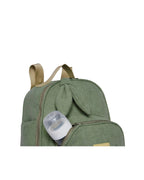 Mochila Maternidade de Passeio com Bolso Térmico Dengo Verde