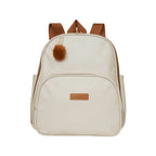 Mochila Maternidade de Passeio com Bolso Térmico Amor de Mãe Off White