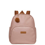 Mochila Maternidade de Passeio com Bolso Térmico Amor de Mãe Rosê