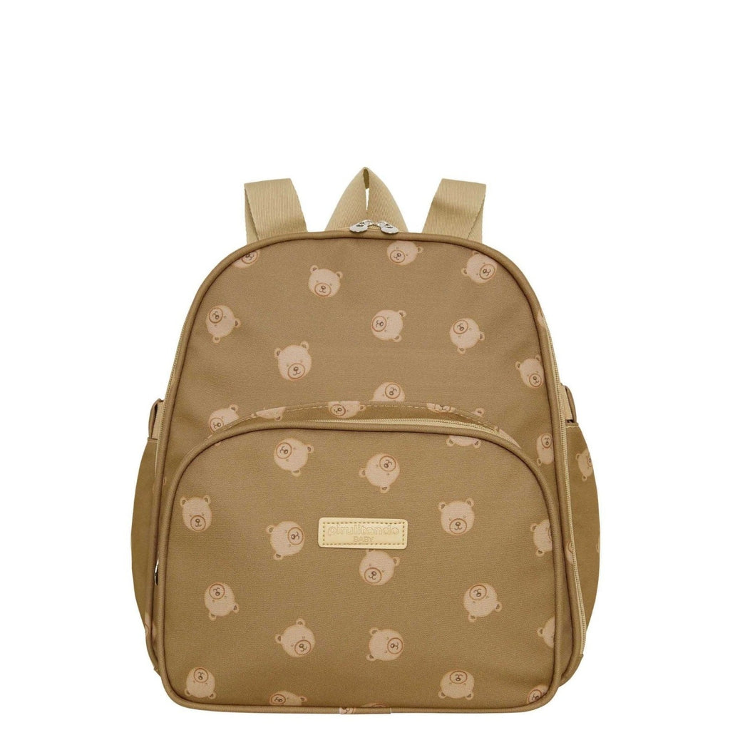 Mochila Maternidade de Passeio com Bolso Térmico Brincar Marrom