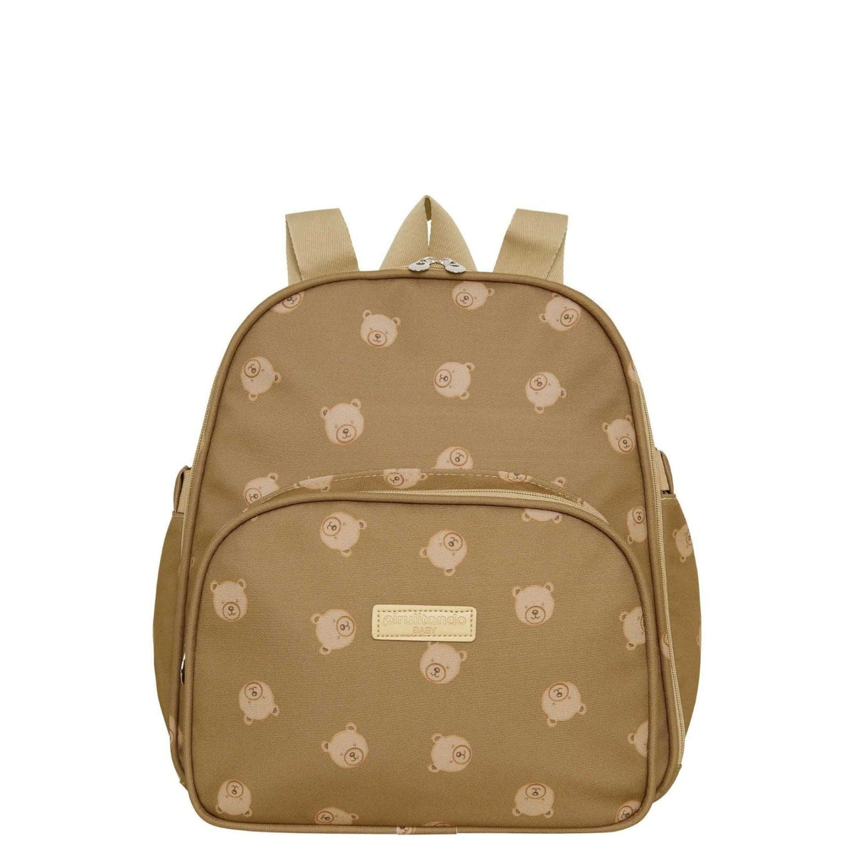 Mochila Maternidade de Passeio com Bolso Térmico Brincar Marrom