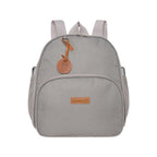 Mochila Maternidade de Passeio com Bolso Térmico Essência Cinza