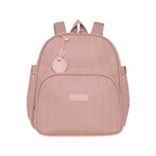 Mochila Maternidade de Passeio com Bolso Térmico Refúgio Rosê