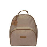 Mochila Maternidade de Passeio com Bolso Térmico Teddy Marfim