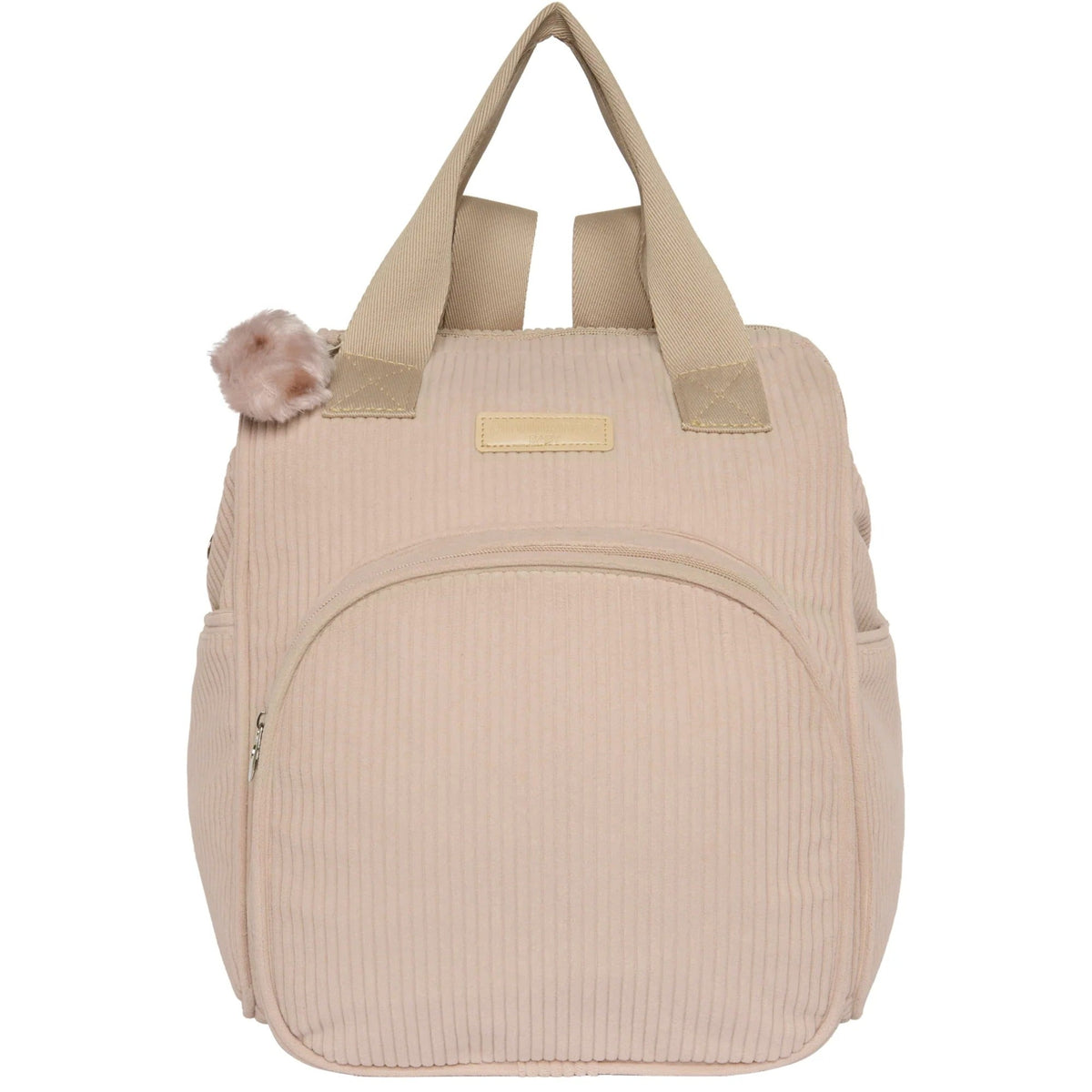 Mochila Maternidade Grande com Bolso Térmico Ninar Rosê - foto principal | Pirulitando Baby