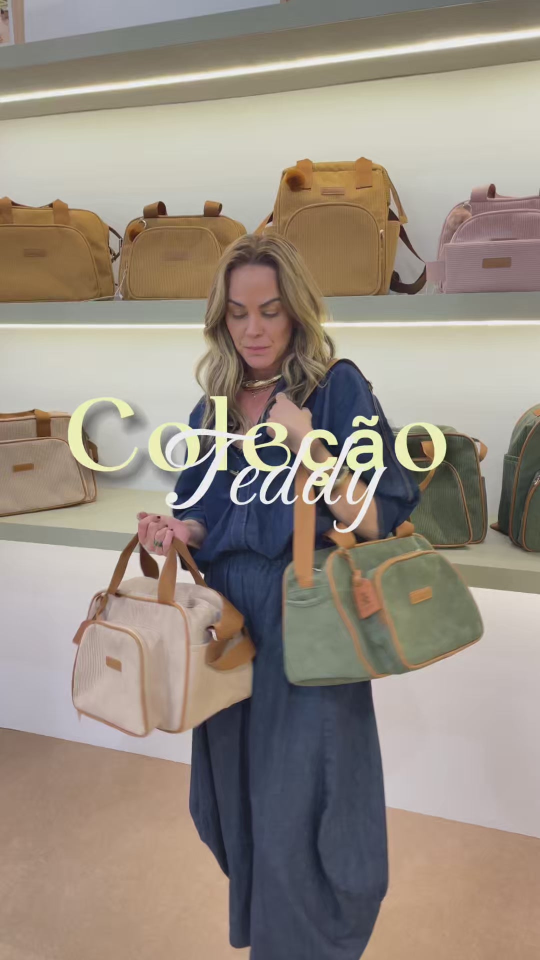 Bolsa Maternidade Grande Teddy Marfim