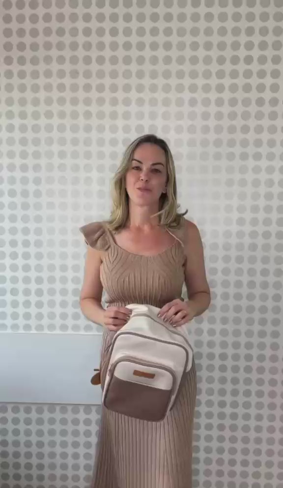 Mochila Multifuncional 2x1 com Bolso Térmico  Petit Verde