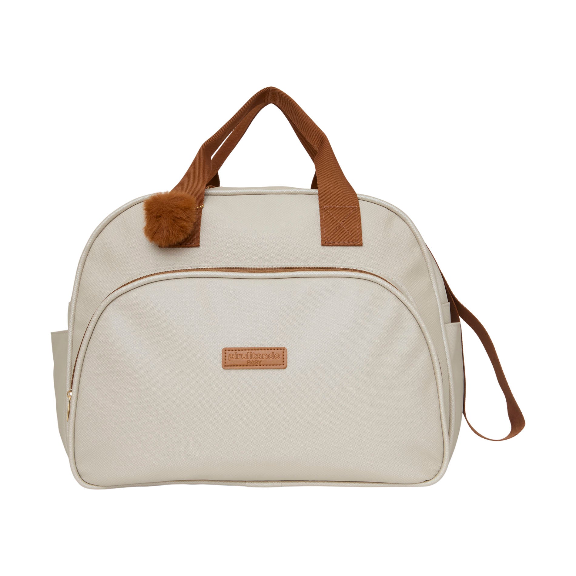 Bolsa Maternidade Grande  Amor de Mãe Off White
